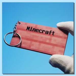 我的世界告示牌钥匙扣-沐光橙香