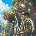动漫风景的头像-沐光橙香
