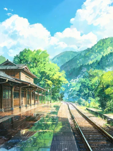 手机壁纸｜躲进日系夏天里🍃-沐光橙香