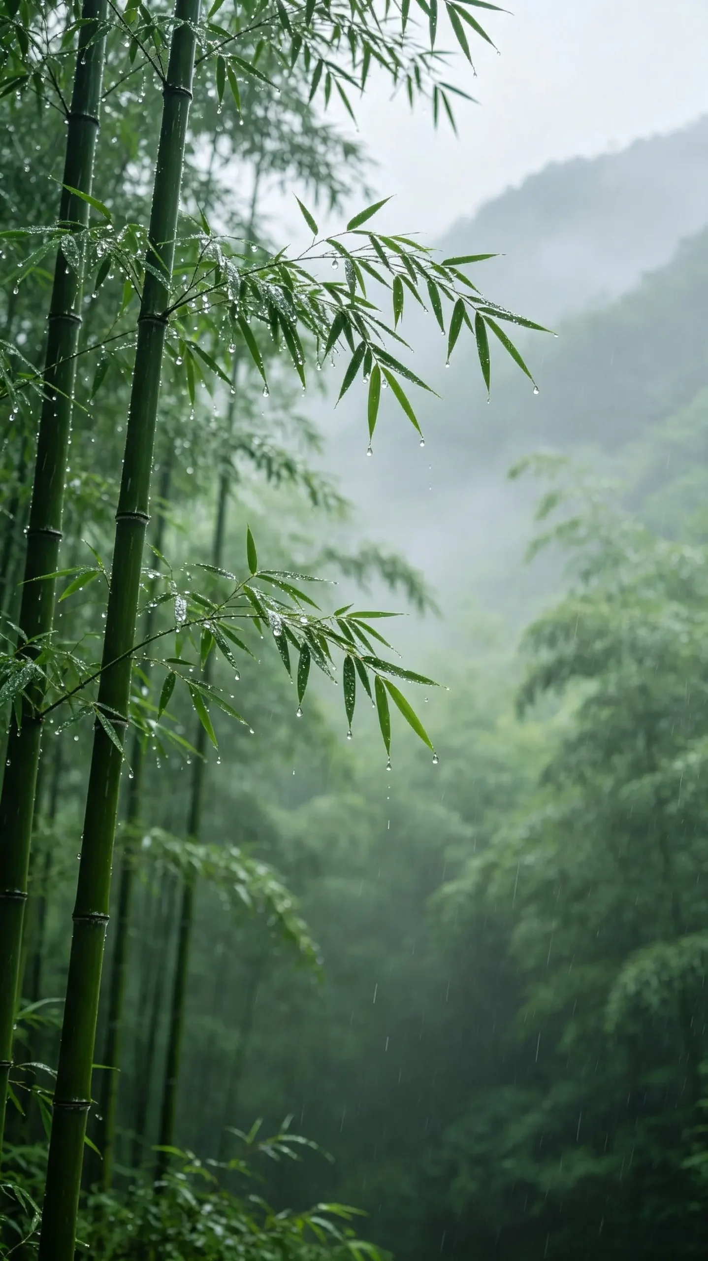 🎋翠竹治愈壁纸｜雨后青竹，满目清宁