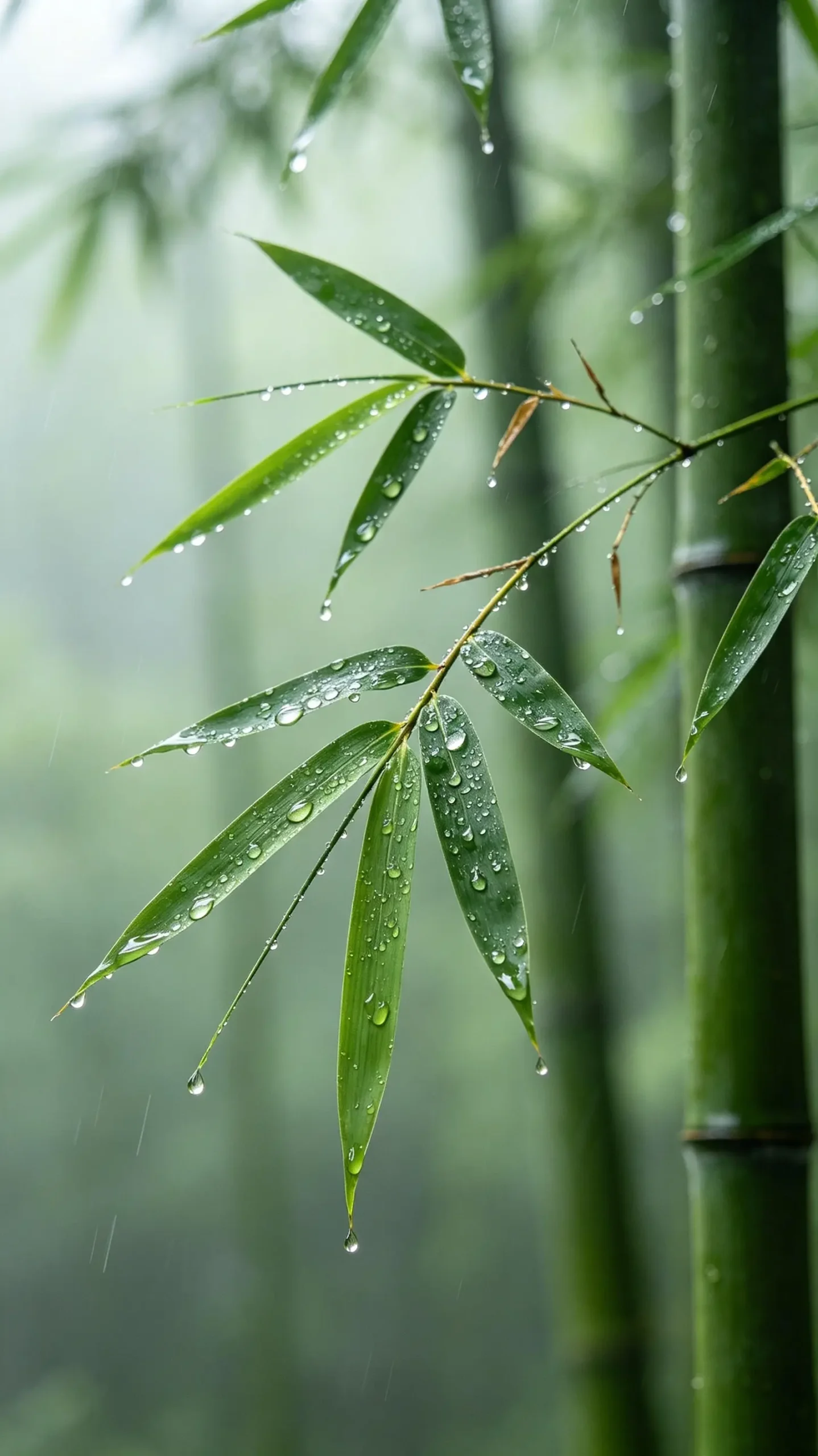 🎋翠竹治愈壁纸｜雨后青竹，满目清宁