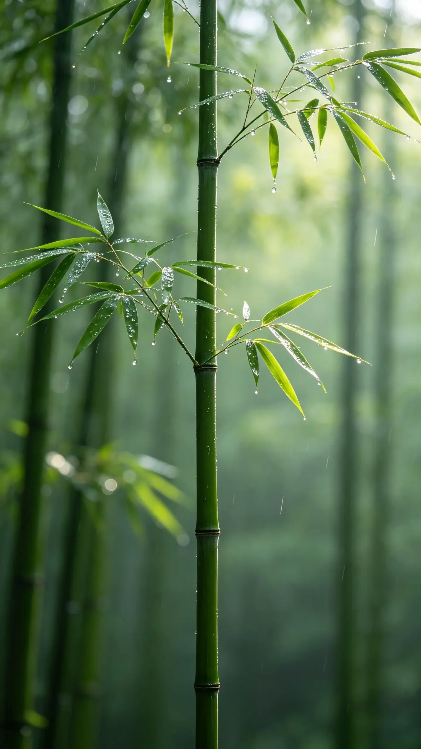 🎋翠竹治愈壁纸｜雨后青竹，满目清宁