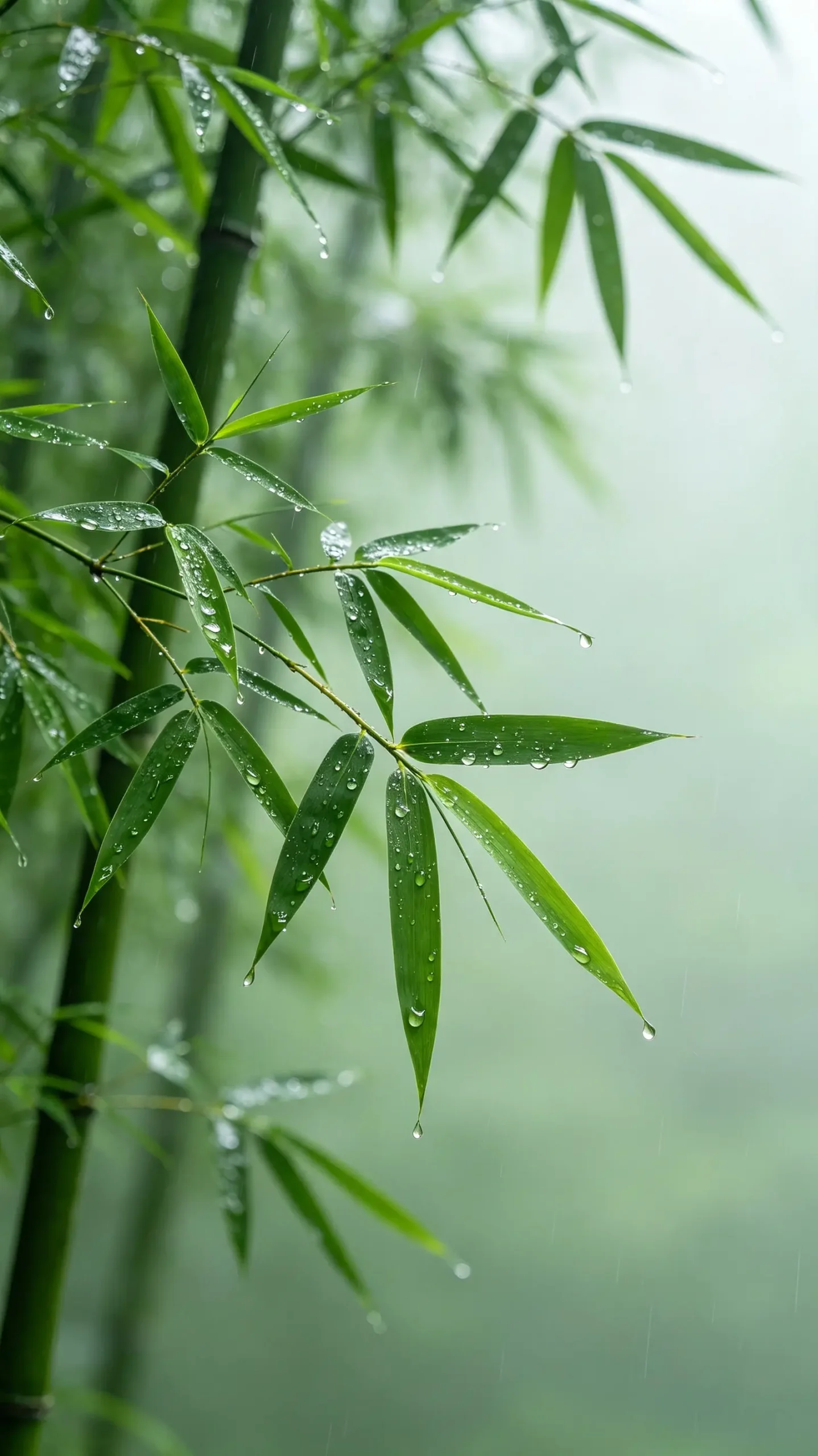 🎋翠竹治愈壁纸｜雨后青竹，满目清宁