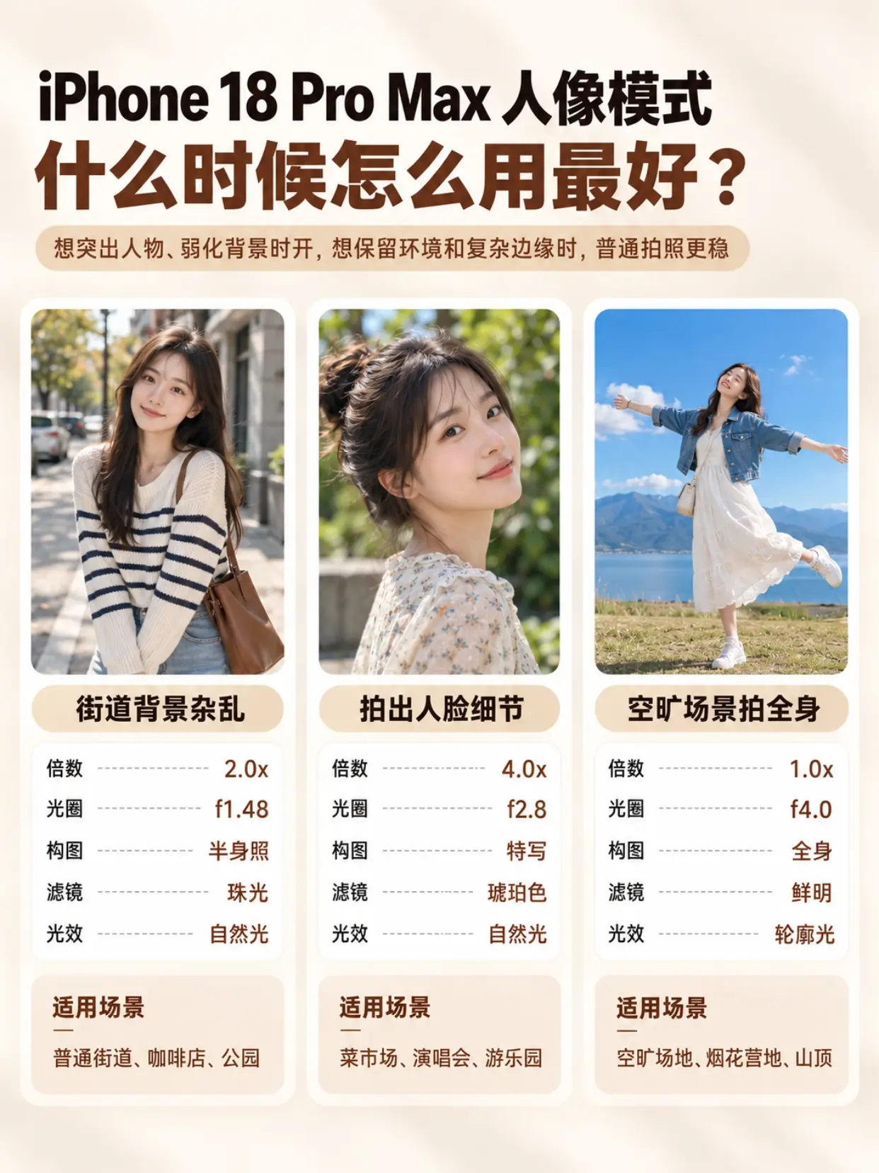 解锁iPhone18ProMax相机说明书，不会=白买