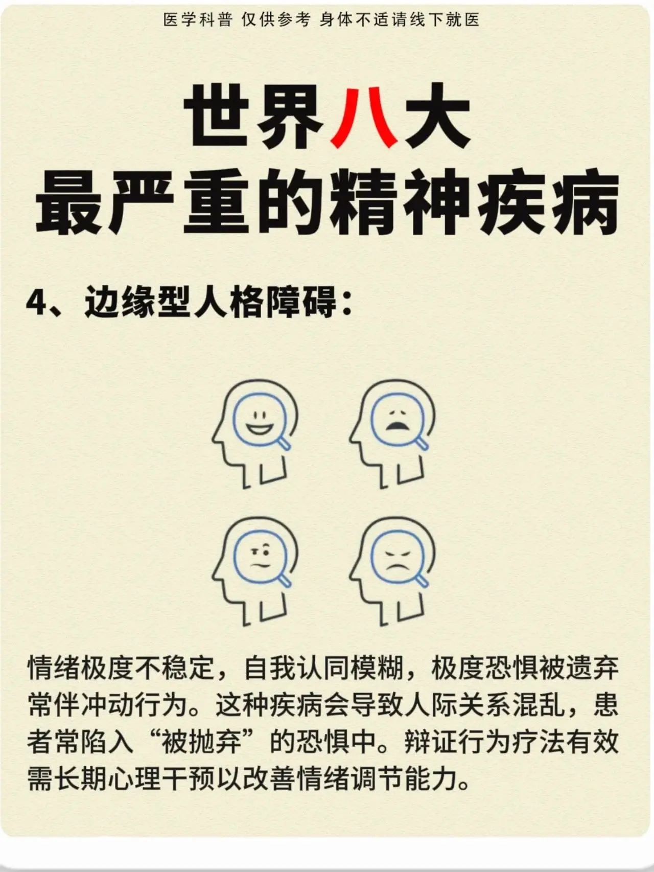 世界八大最严重的精神疾病