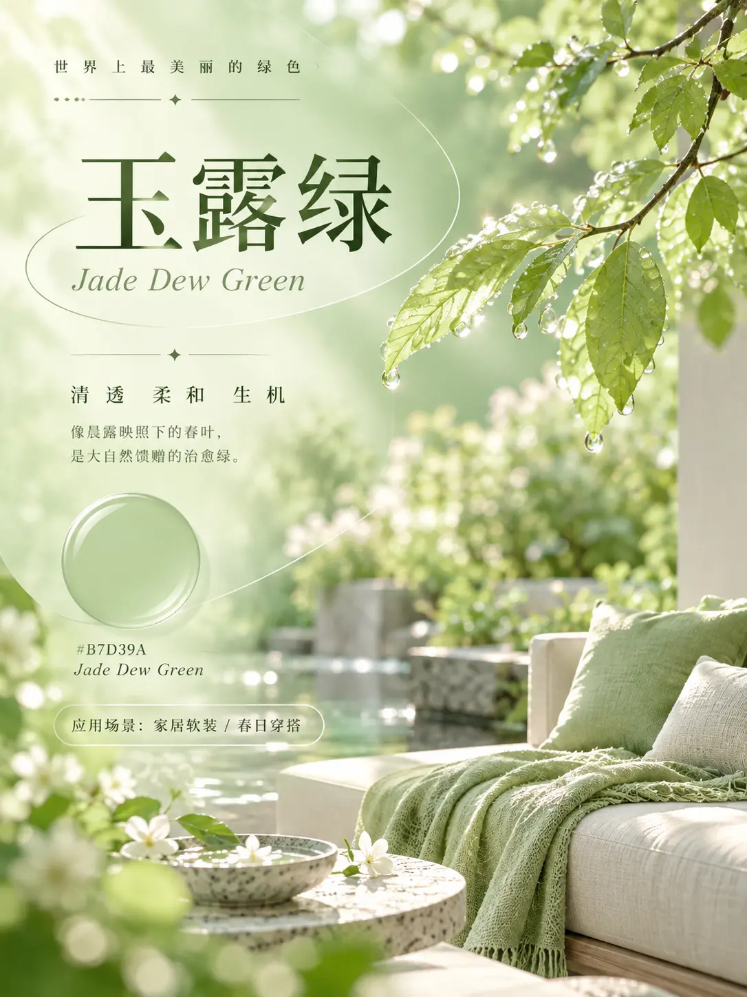 绿色好不好看,得看它住哪