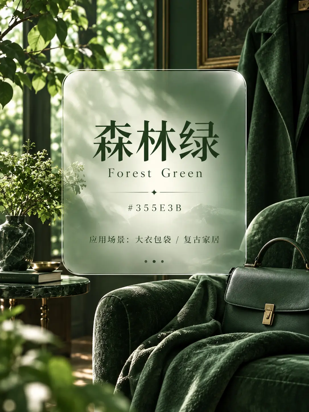 绿色好不好看,得看它住哪