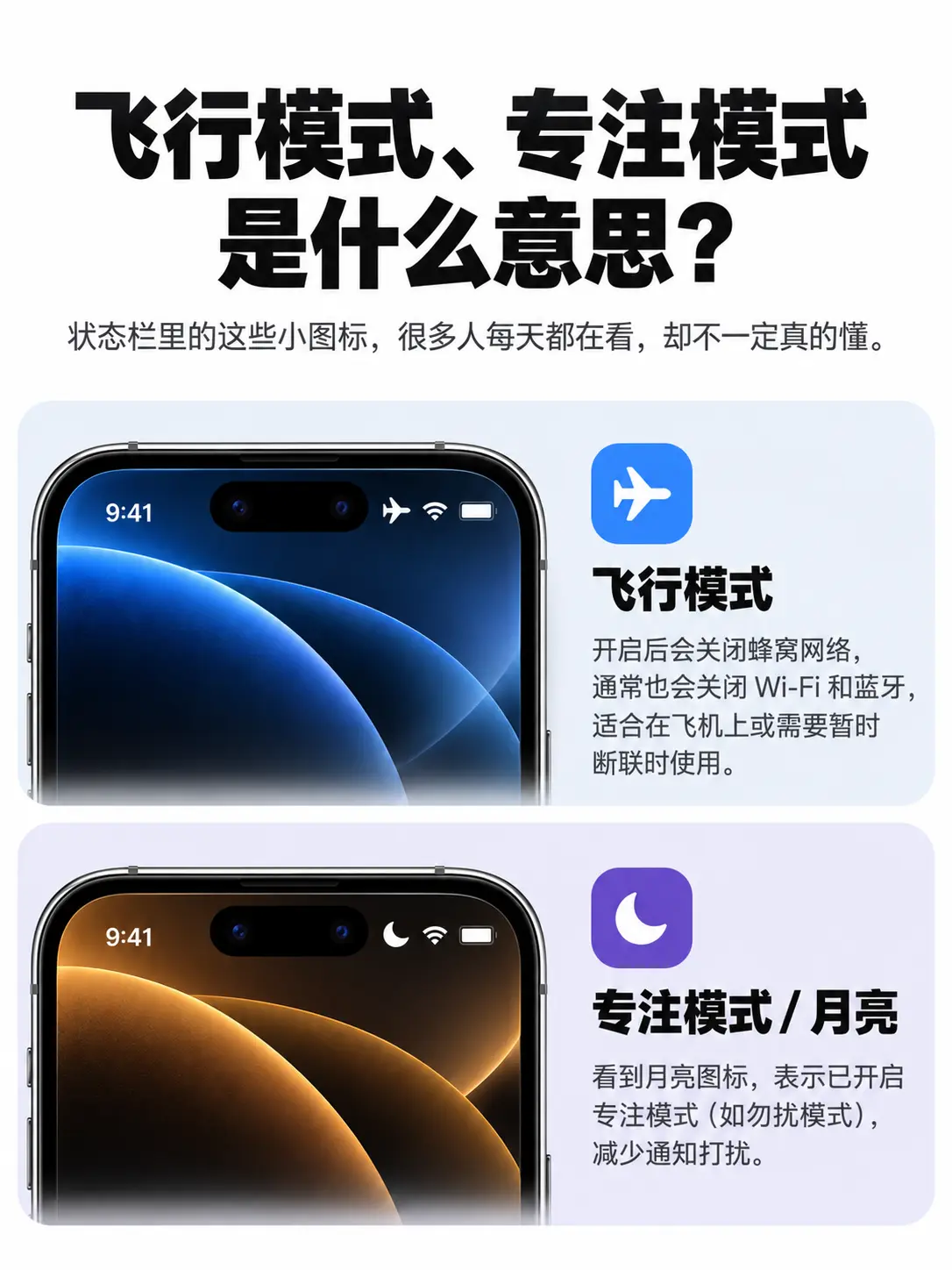 iPhone这些小圆点,都是什么意思