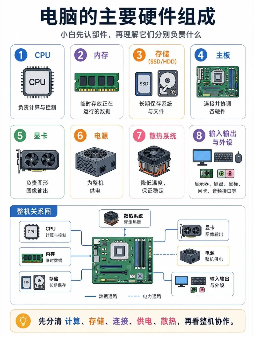 有图｜一文讲清“电脑全解析”