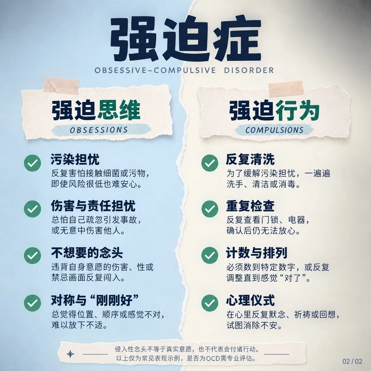 强迫症科普|你真的了解OCD吗?