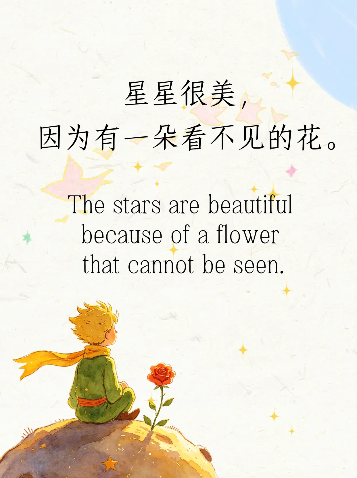 《小王子 》10 句封神语录｜懂你的孤独与温柔