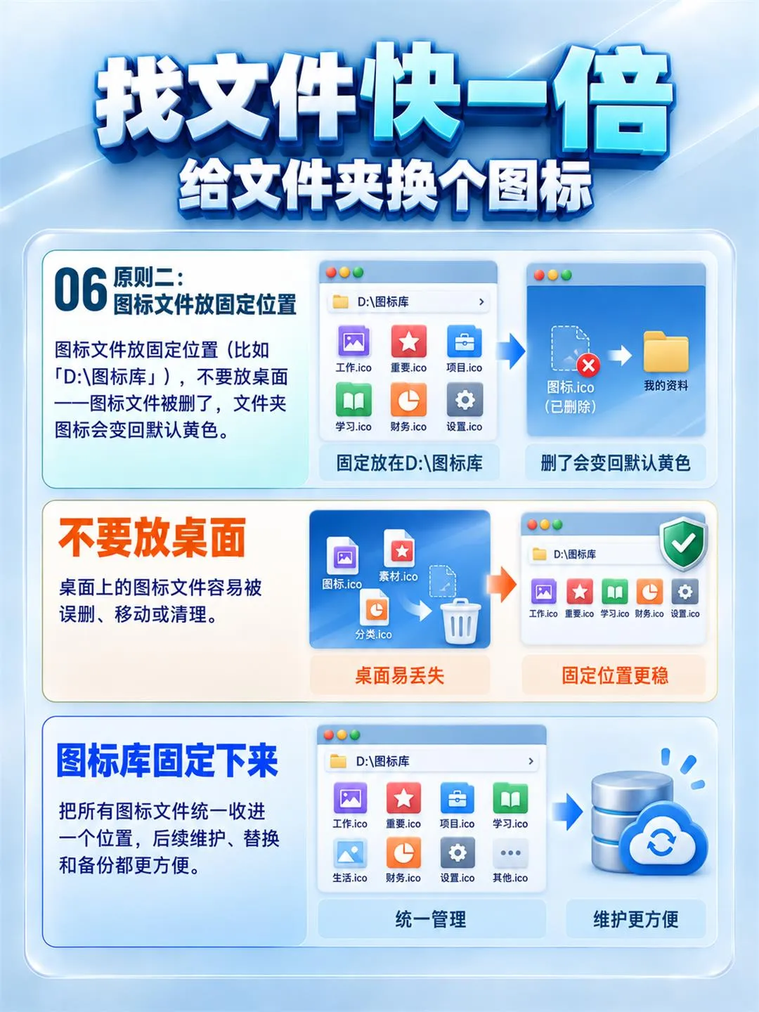 找文件快一倍，改图标，小变动大收益
