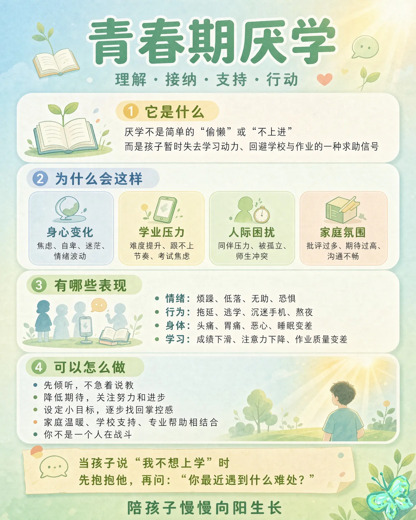 青春期厌学,不是孩子“变坏”了,而是成长卡在了关键路口。
