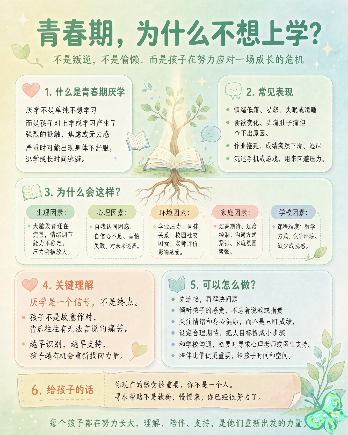 青春期厌学,不是孩子“变坏”了,而是成长卡在了关键路口。
