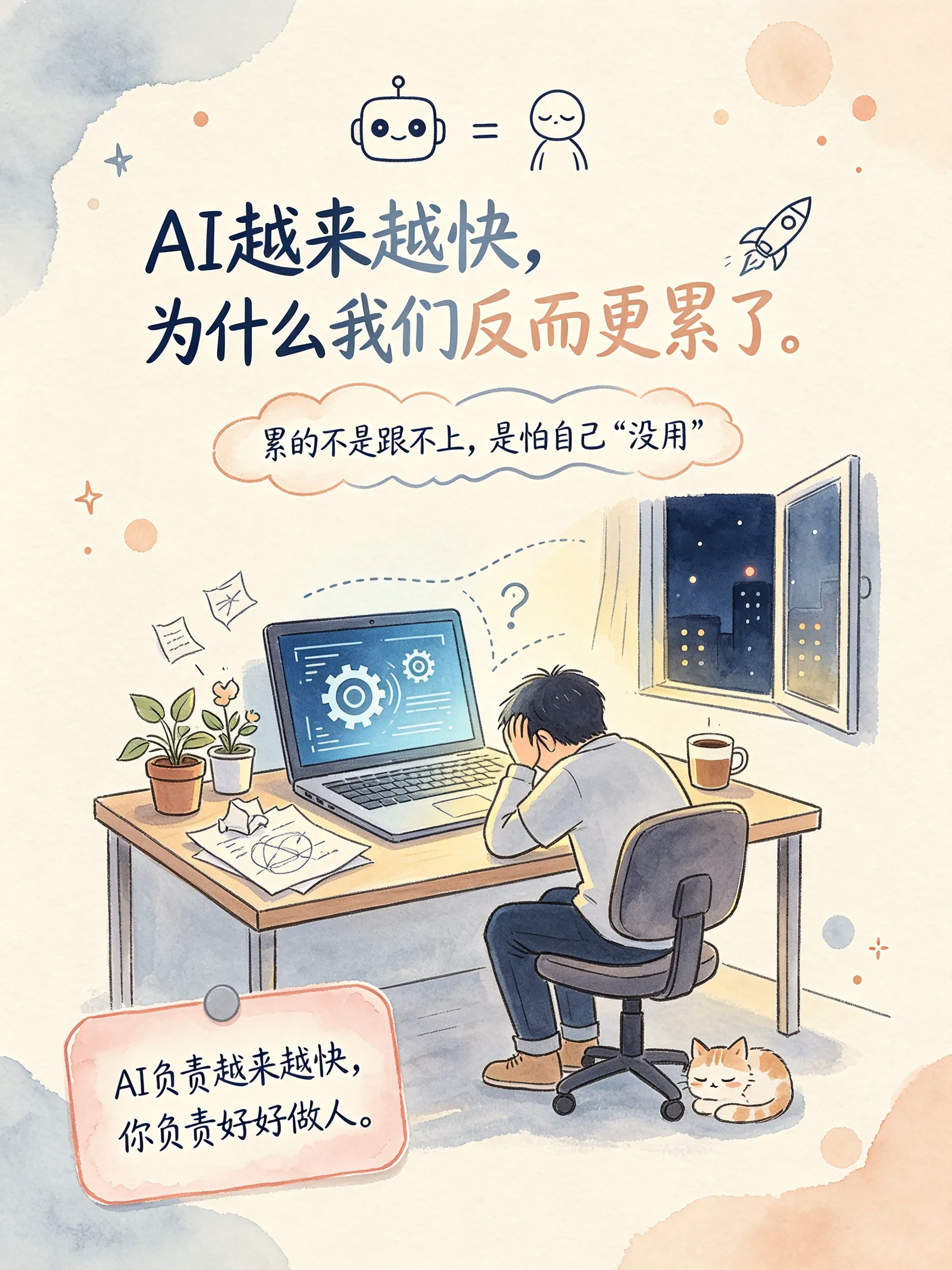 AI越来越快，为什么我们反而更累了