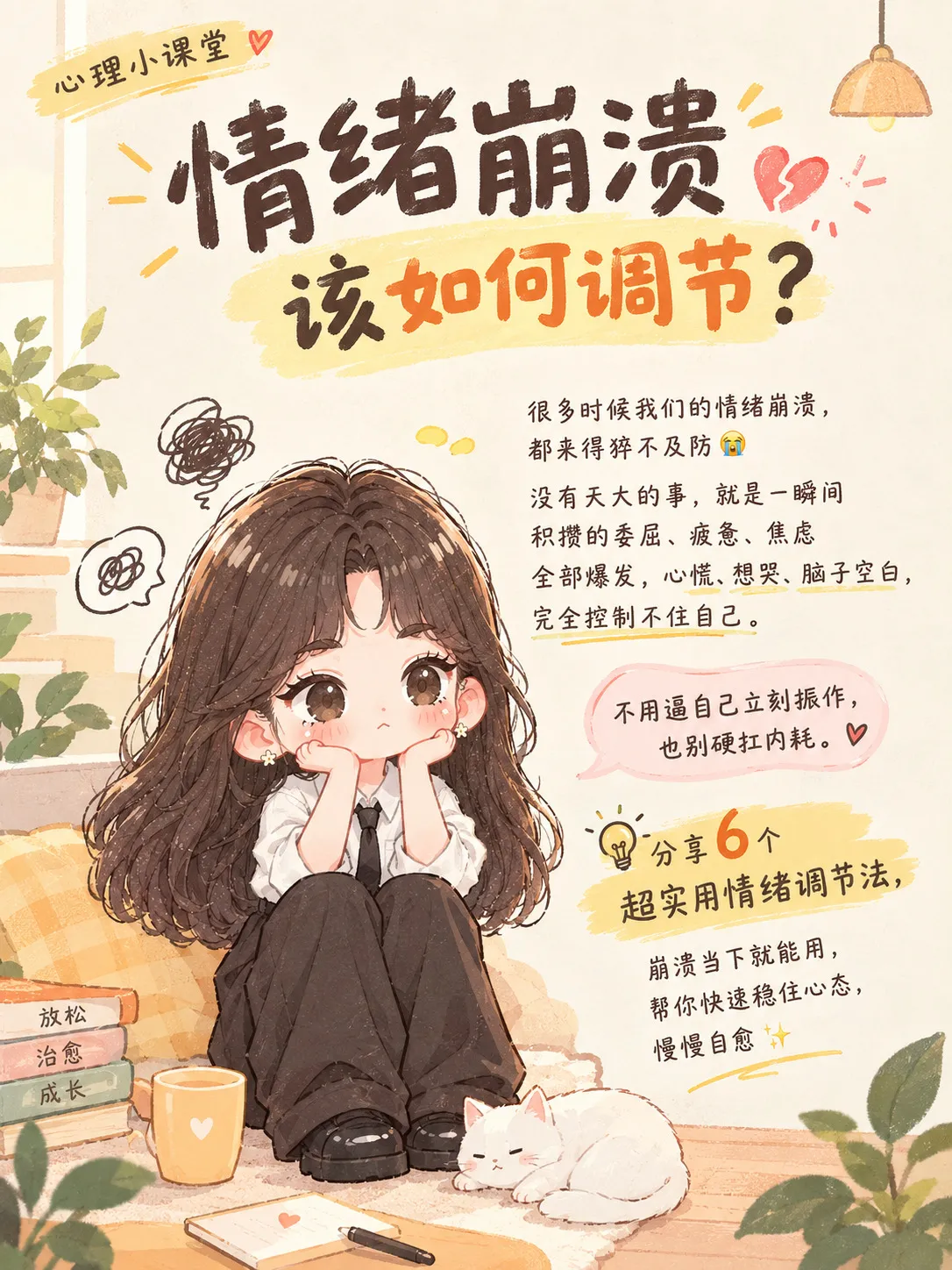 很多时候我们的情绪崩溃，都来得猝不及防😭
