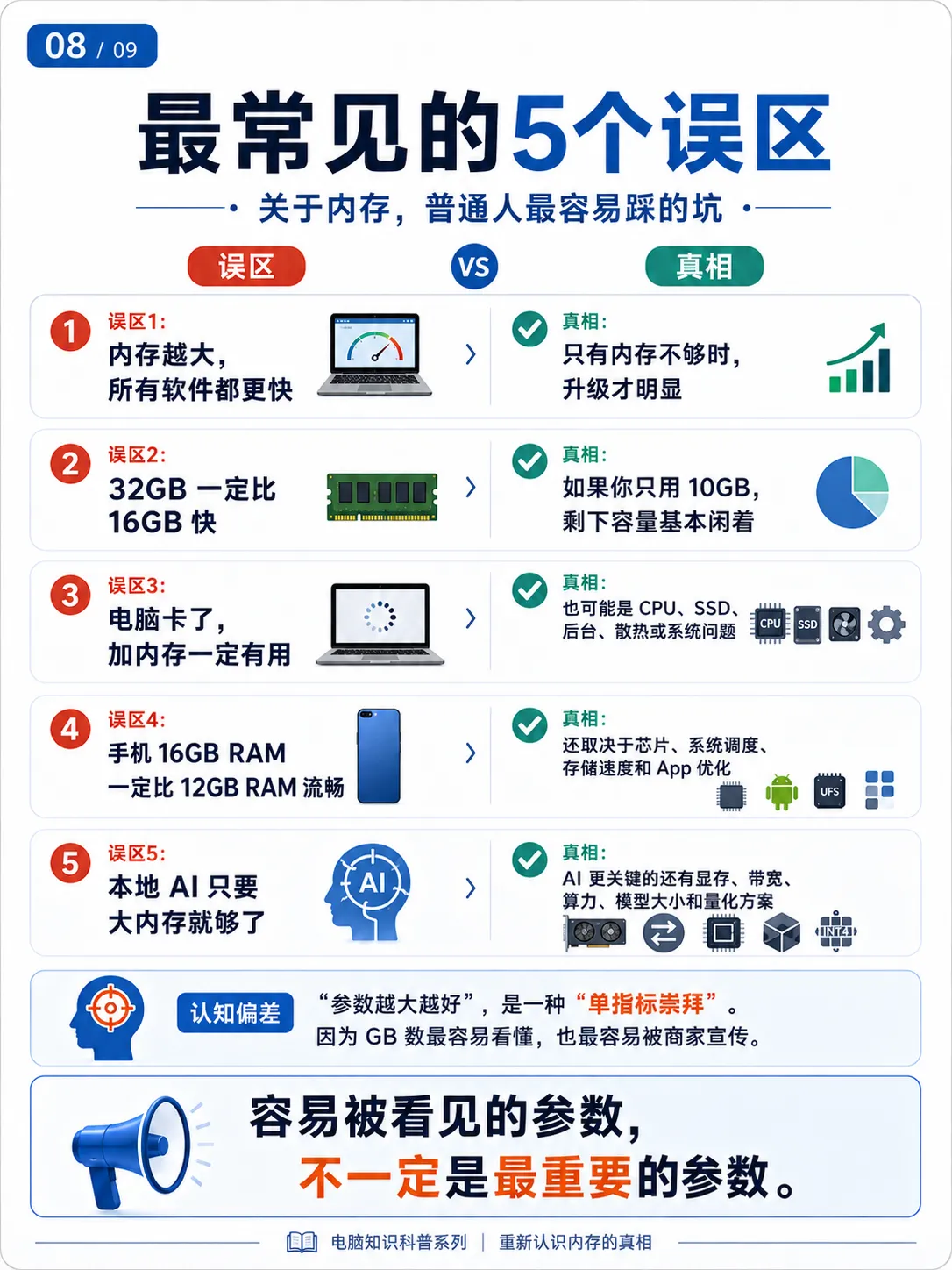 内存越大越快?这是参数骗局