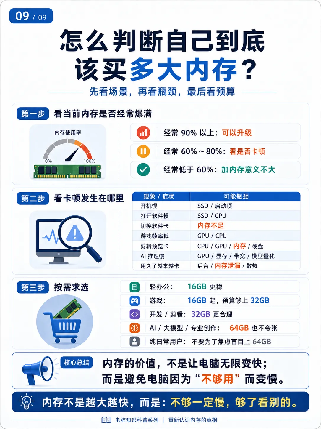 内存越大越快?这是参数骗局