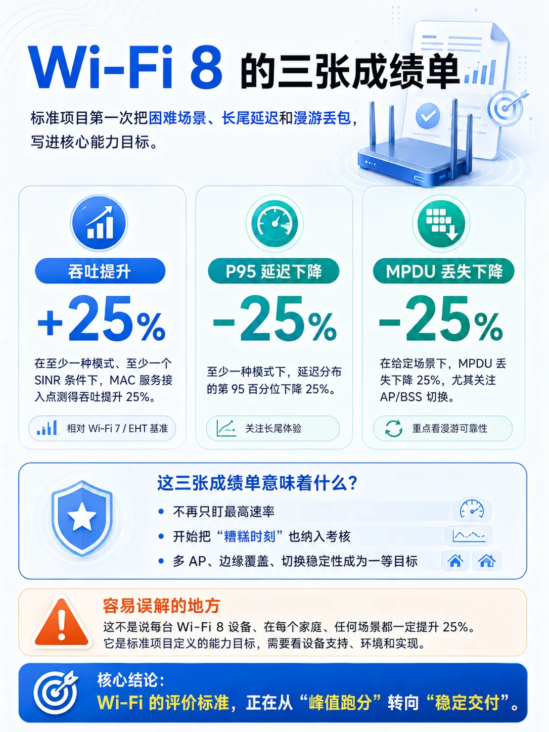 Wi‑Fi 8 峰值没变,为什么反而更值得关注?
