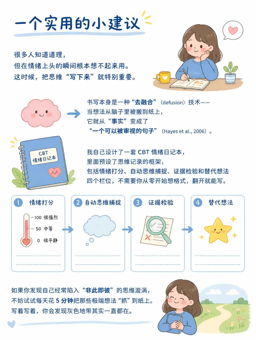 心理学科普卡片：打破非黑即白思维