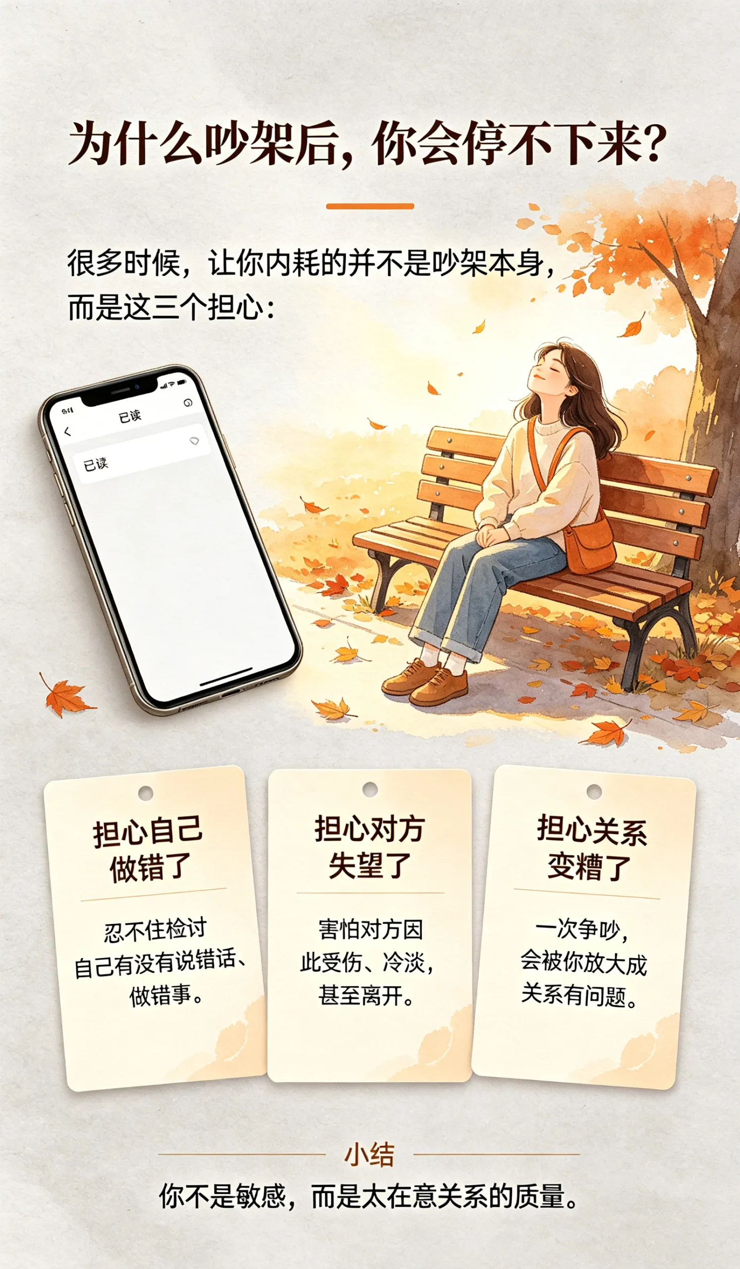 吵架过后，你是否会反复回想？