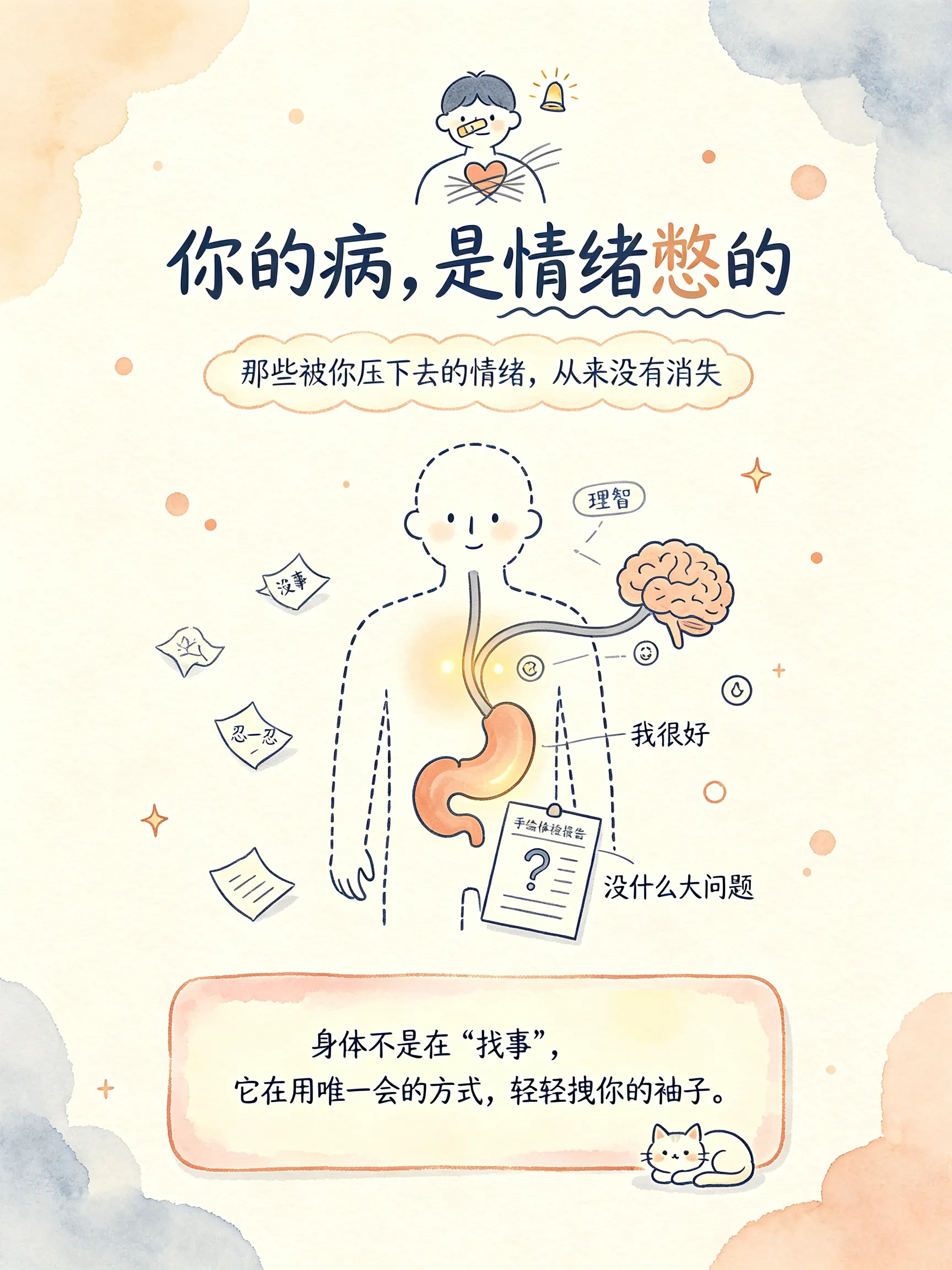 你的病，是情绪憋的