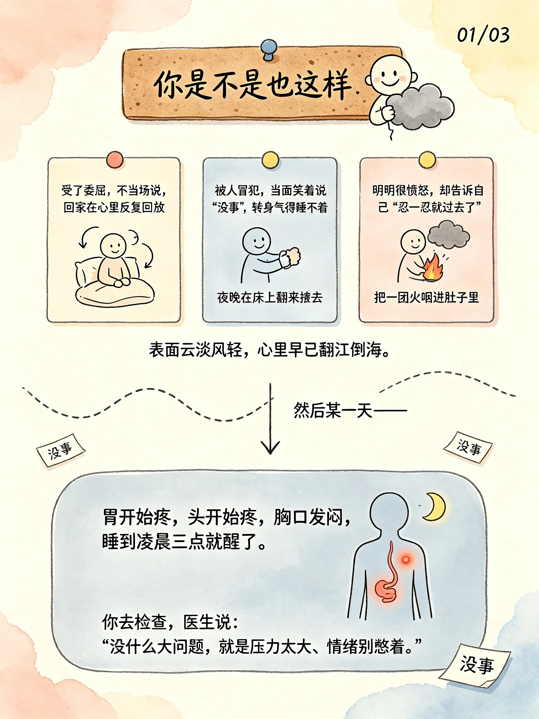 你的病，是情绪憋的