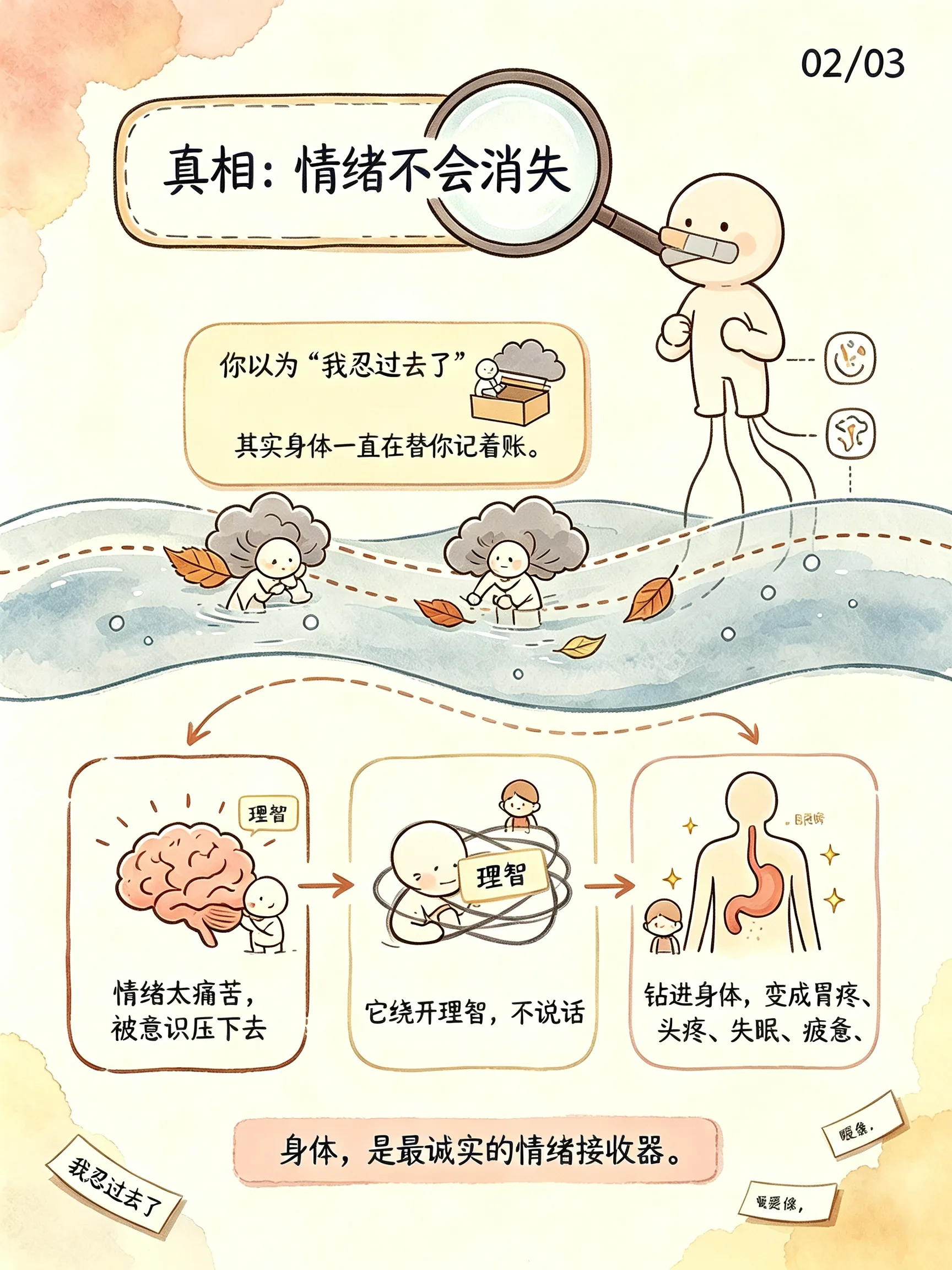 你的病，是情绪憋的