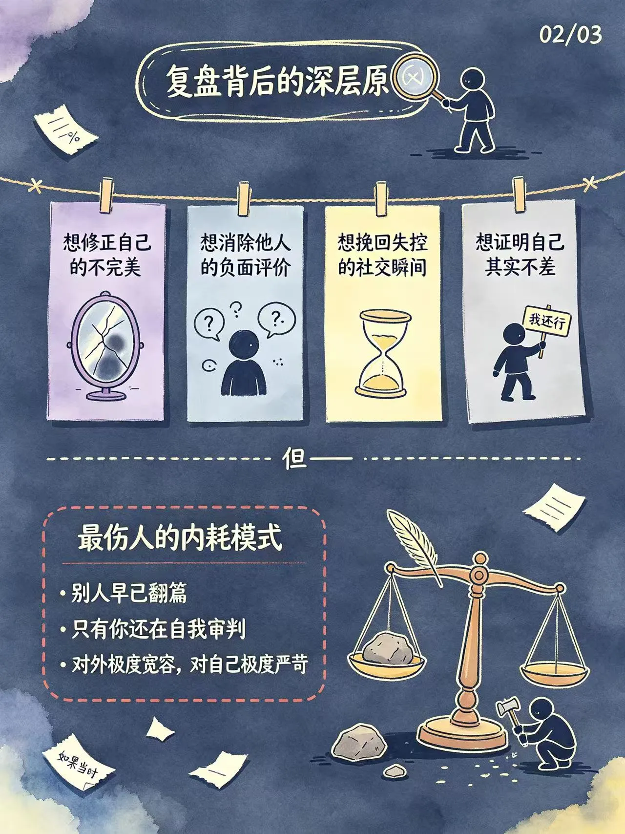 为什么总在深夜，反复复盘白天的尴尬😮‍