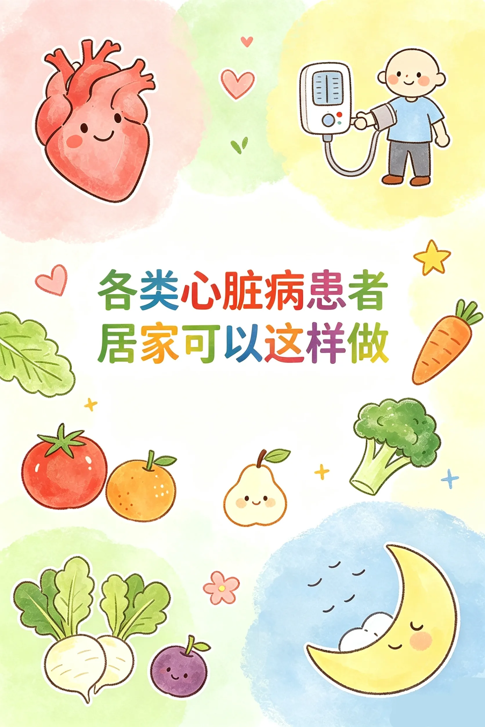 [科普]各类心脏病患者居家可以这样做