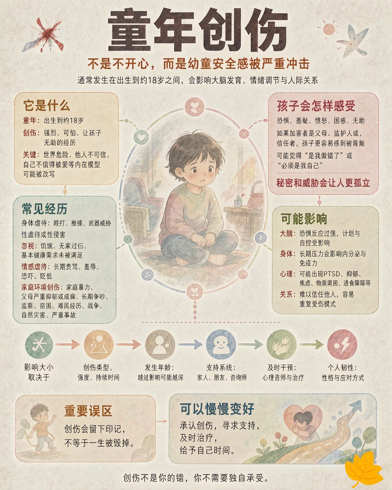 童年创伤,不是只有打骂才算。