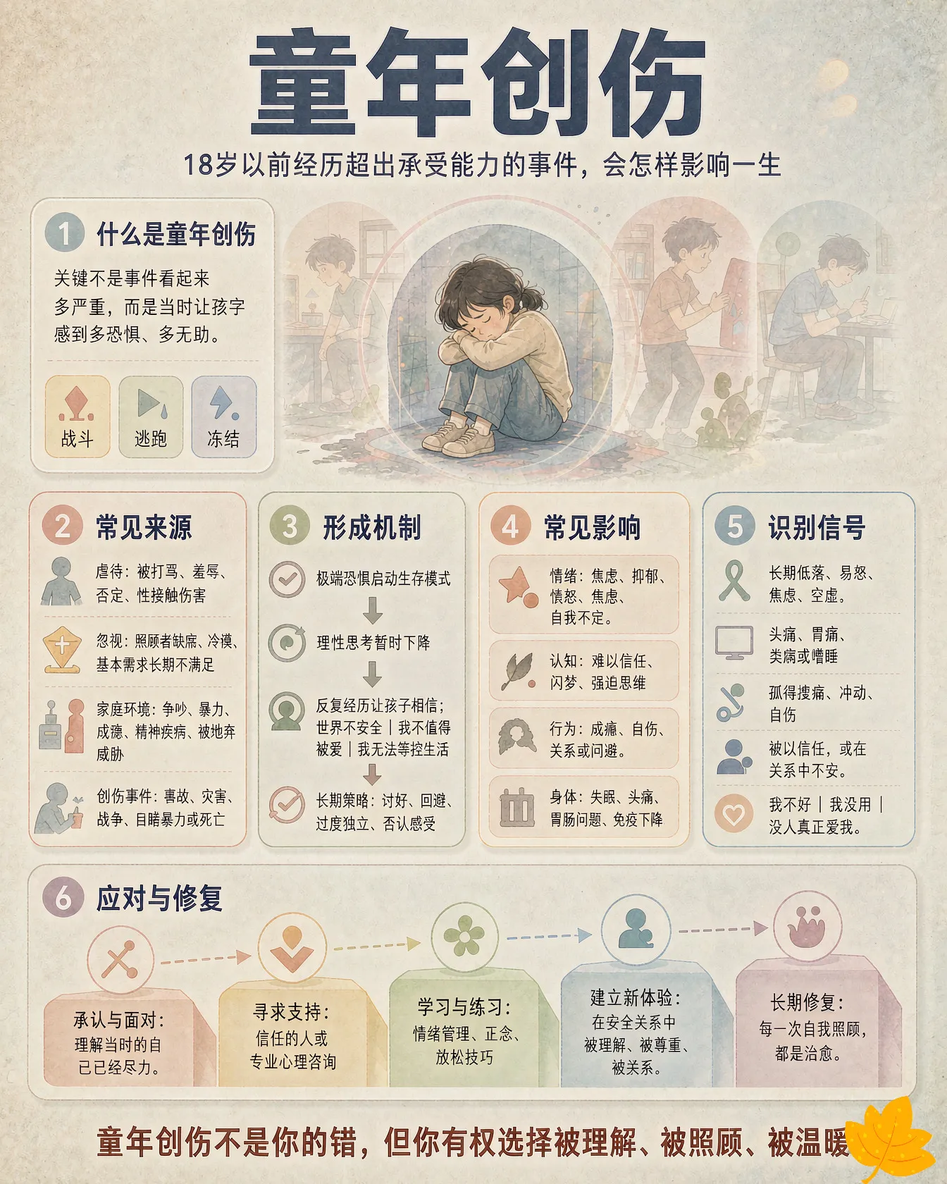 童年创伤,不是只有打骂才算。