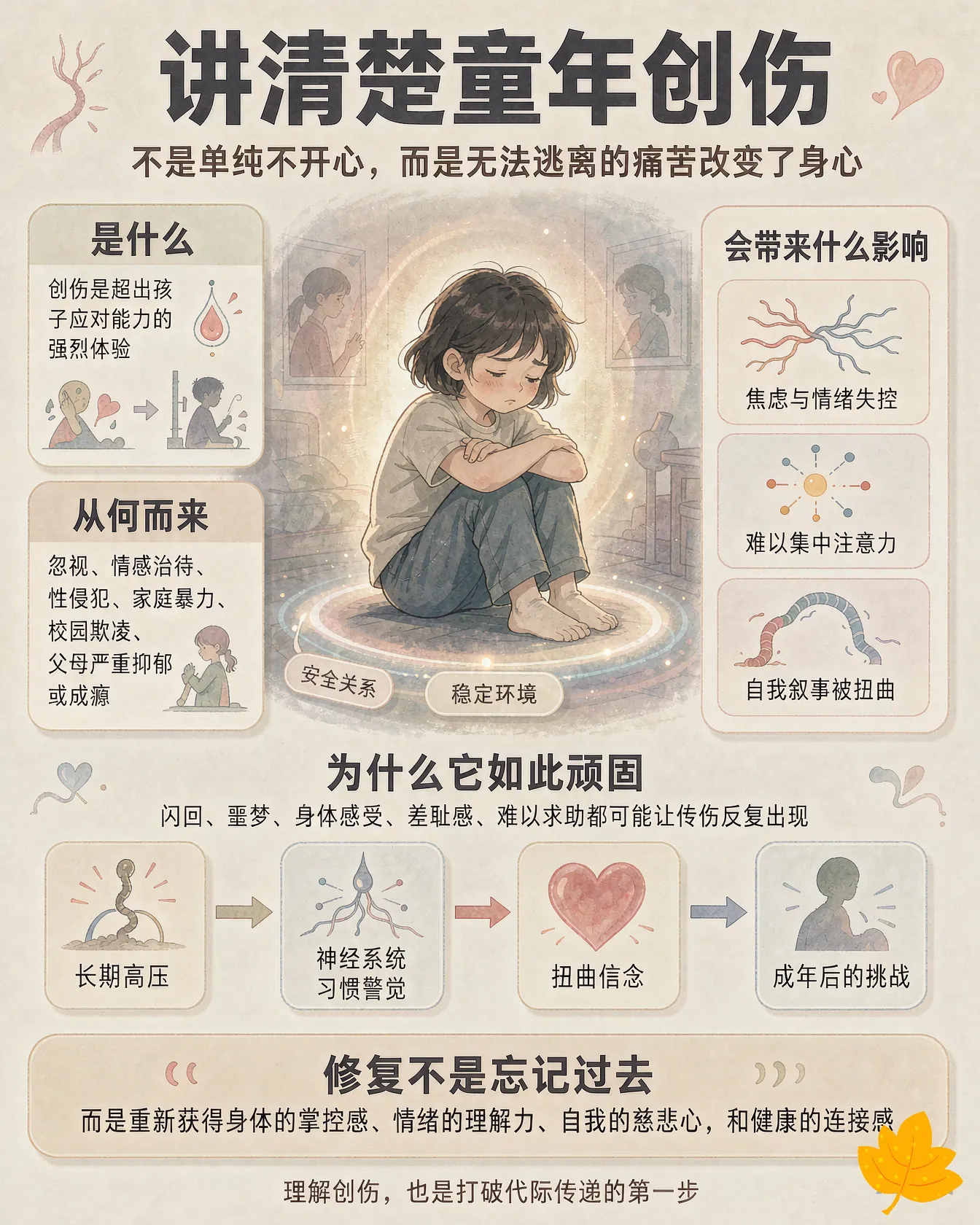 童年创伤,不是只有打骂才算。
