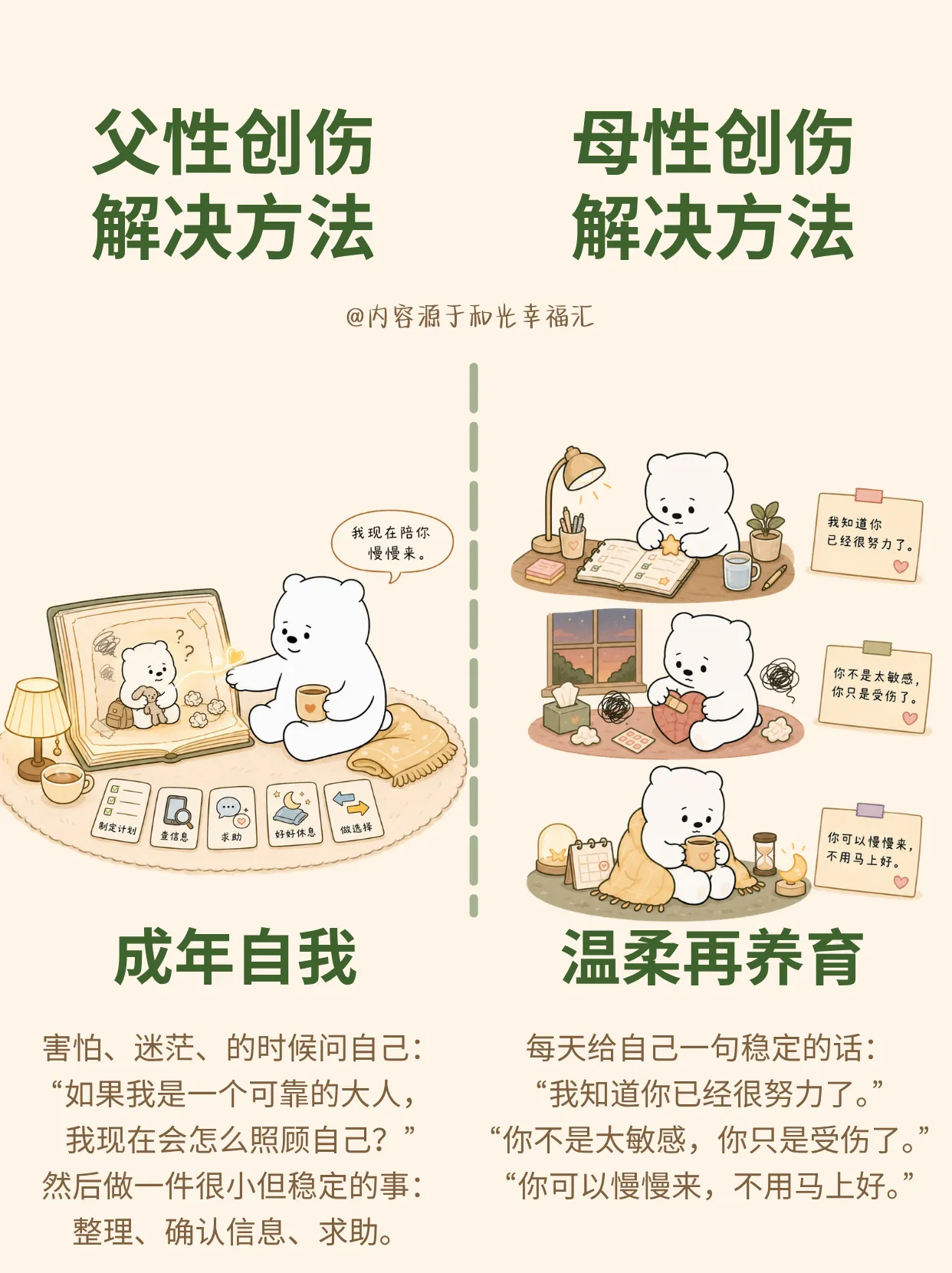 写给既缺父爱又缺母爱的人:两条路一起走