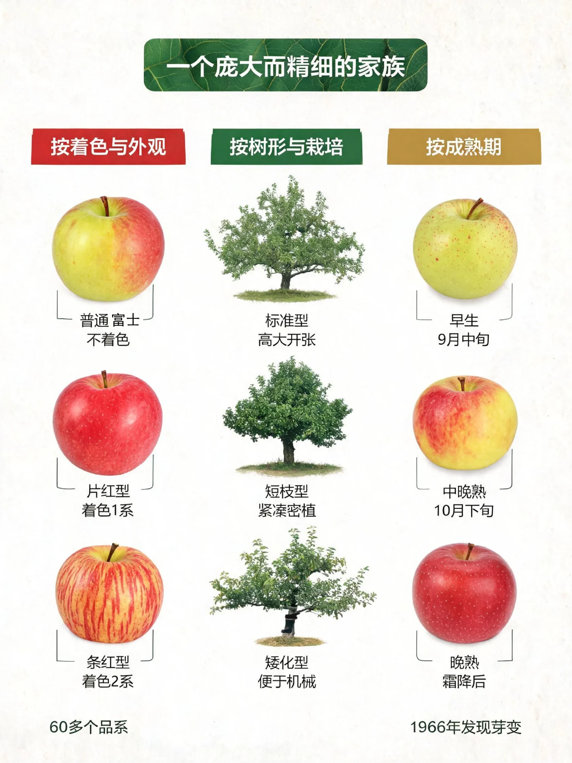 🍎富士苹果家族图谱与产区风味密码-沐光橙香