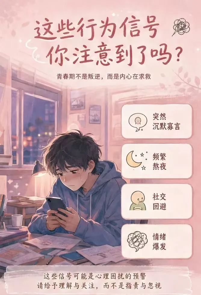 青春期孩子沉默发呆，不是叛逆，是在跟自己