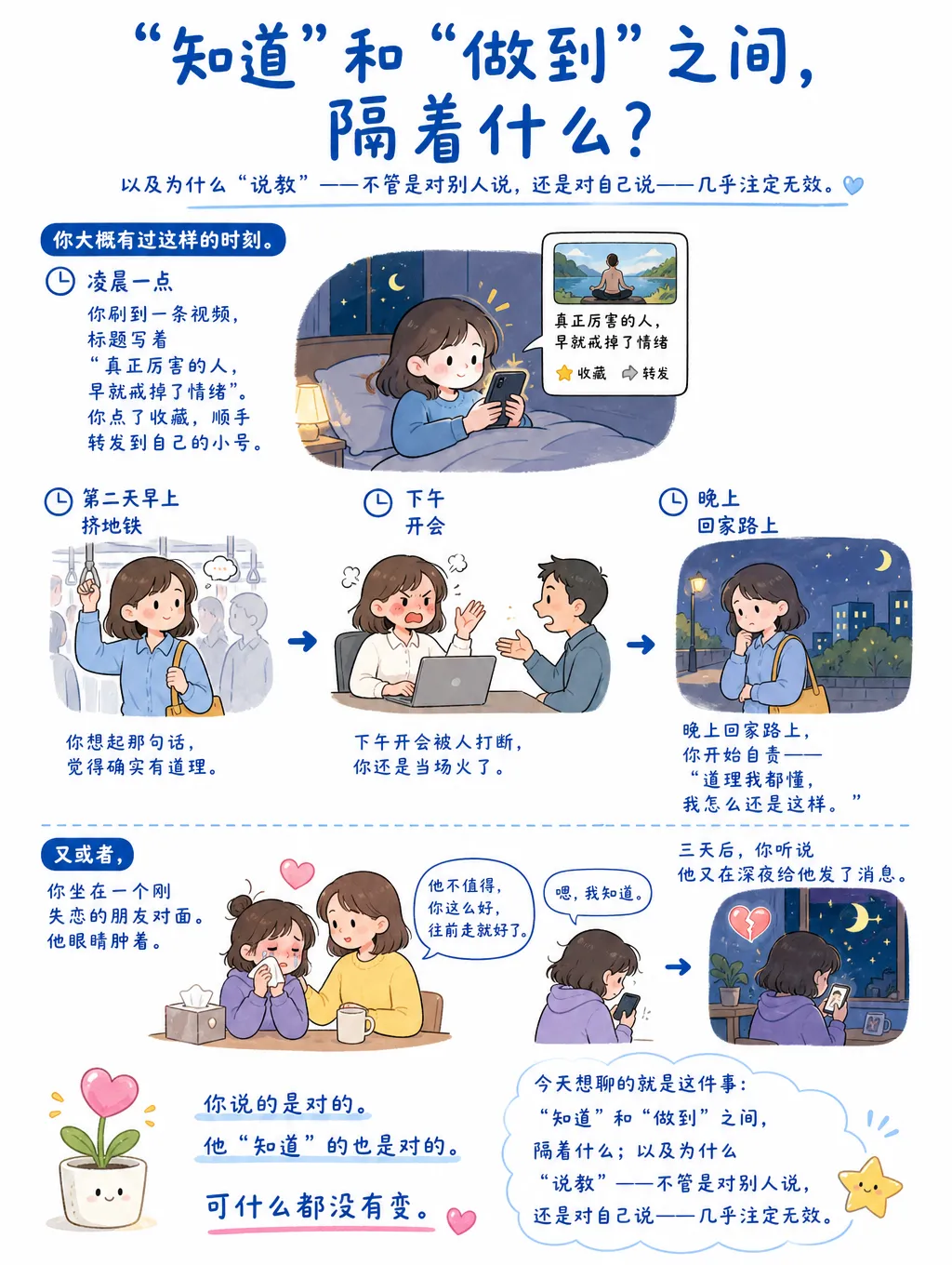 道理都懂，为什么就是做不到？