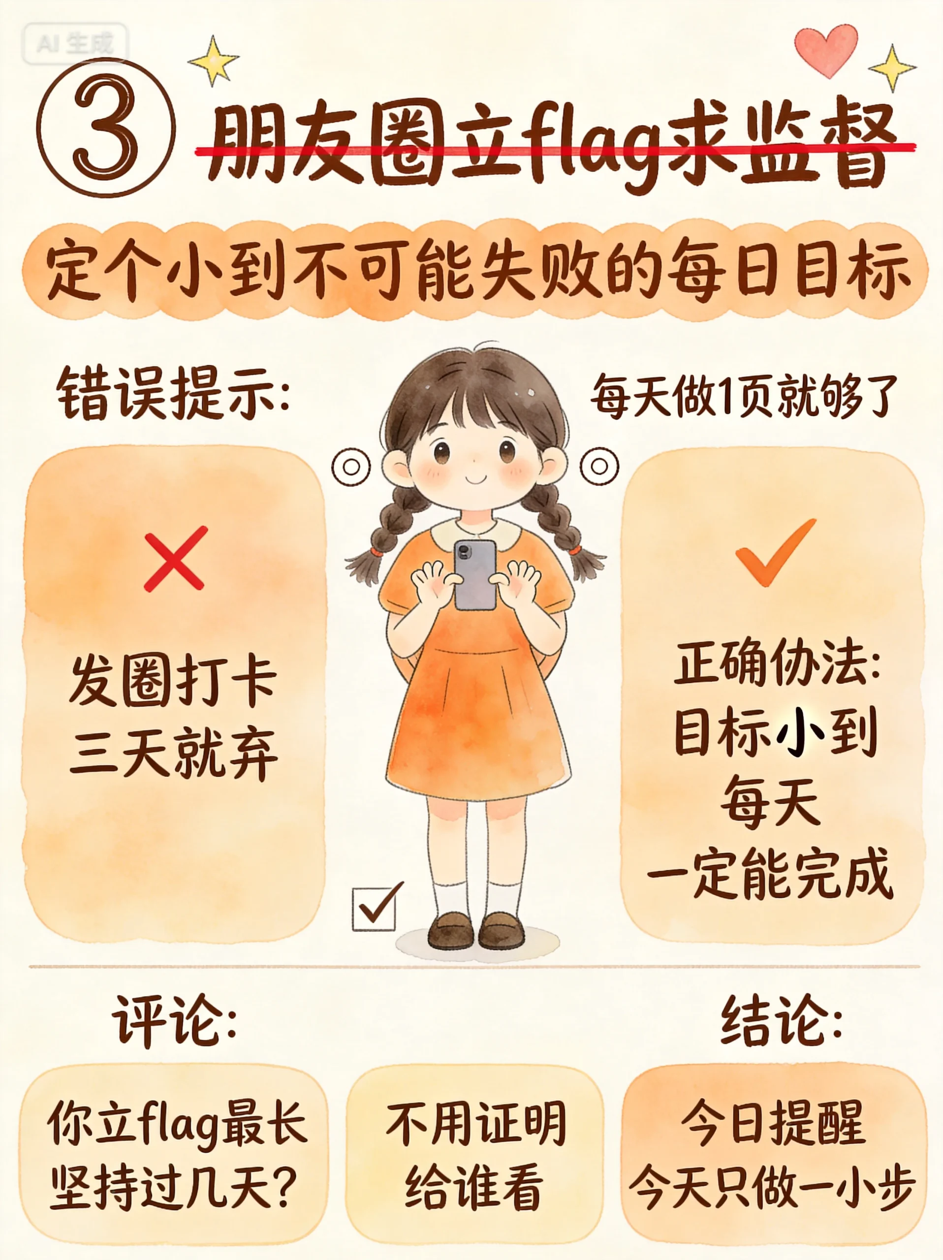 普通女生想变强，先从戒掉这3个”假努力”开始-沐光橙香