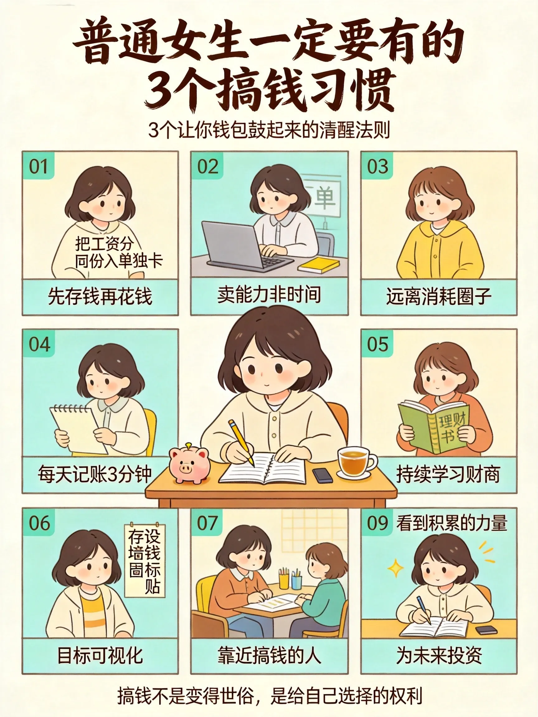 搞钱坚持做的8件小事💰第4件后悔没早知道