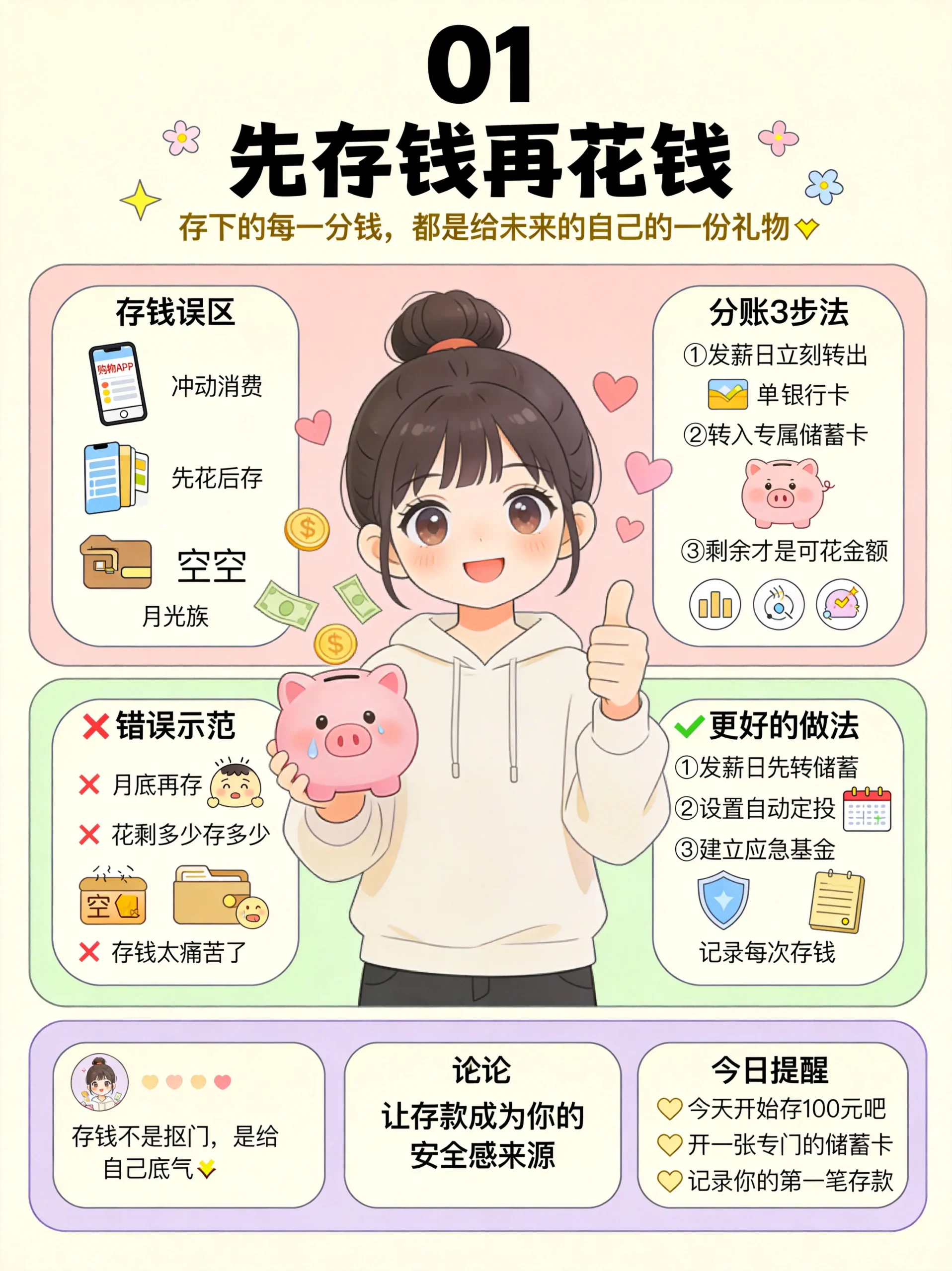 搞钱坚持做的8件小事💰第4件后悔没早知道-沐光橙香