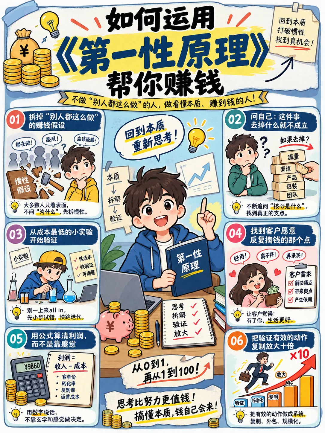 如何运用《第一性原理》帮你赚钱💰