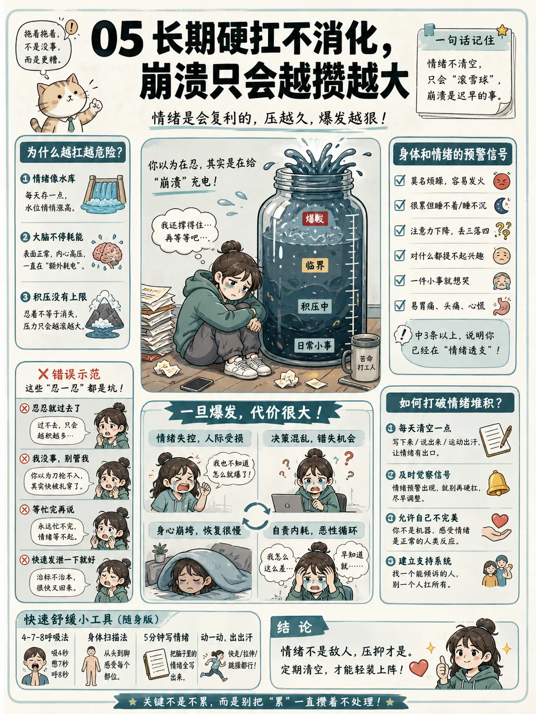 上班没事下班崩溃:什么是延迟性情绪反应?