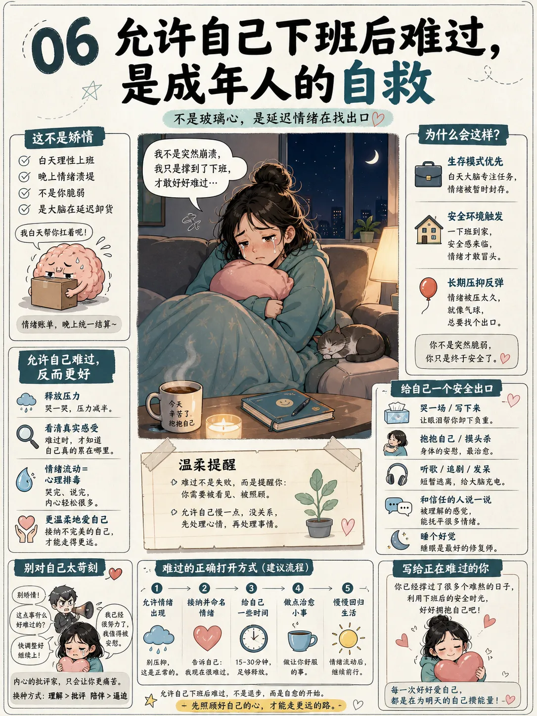 上班没事下班崩溃:什么是延迟性情绪反应?