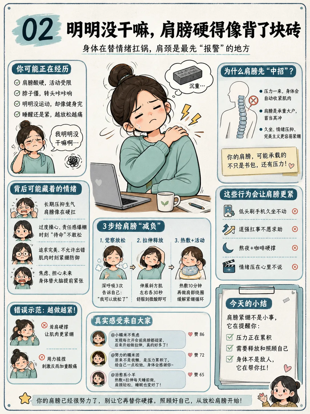 7天情绪躯体化观察：找到你的压力开关🌿
