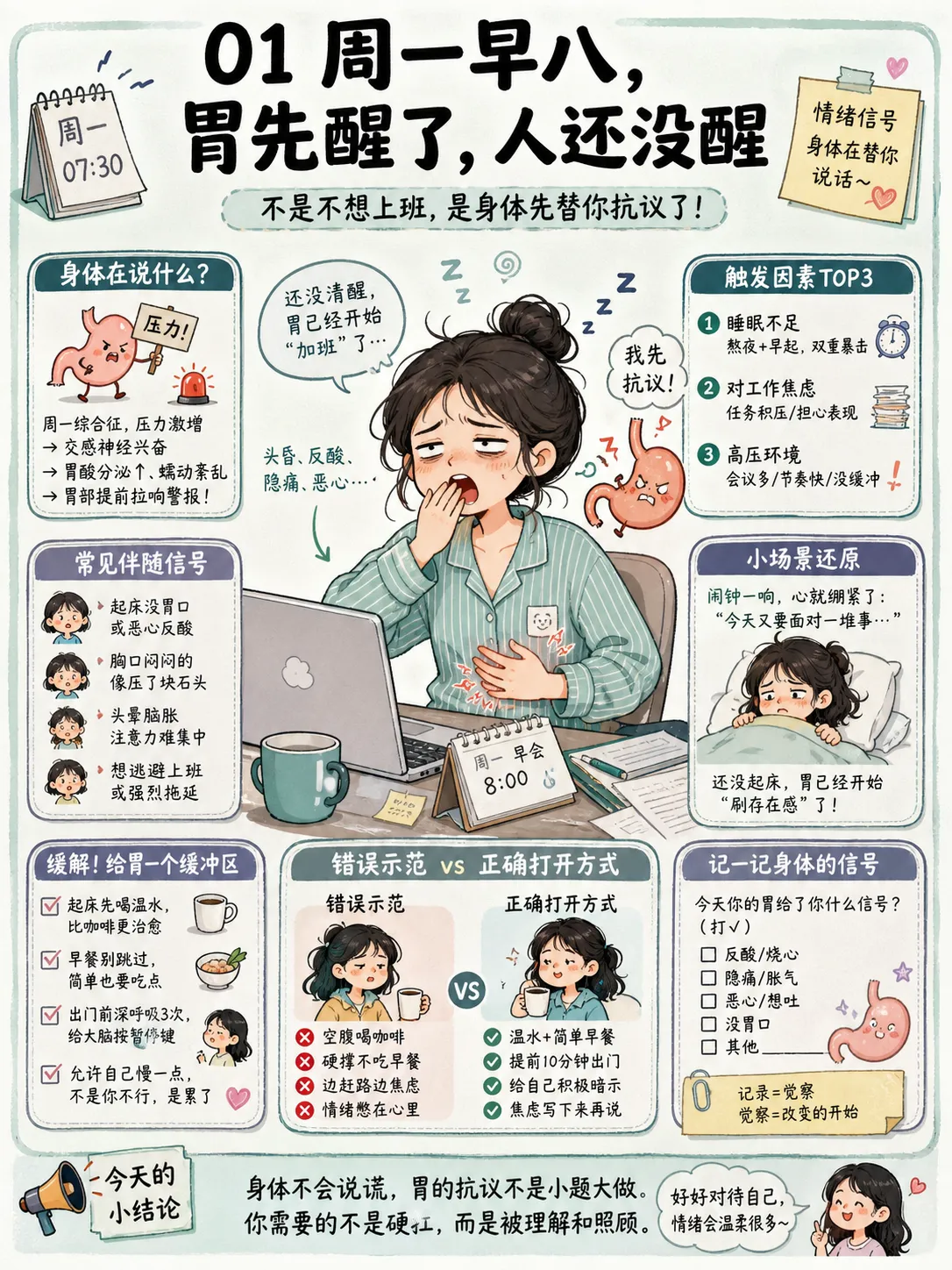 7天情绪躯体化观察：找到你的压力开关🌿