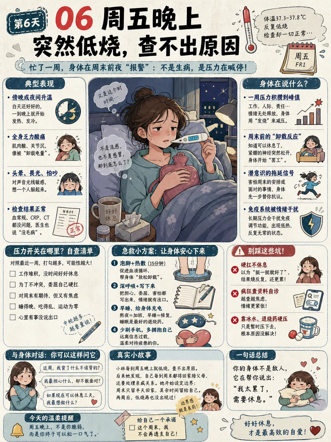 7天情绪躯体化观察：找到你的压力开关🌿
