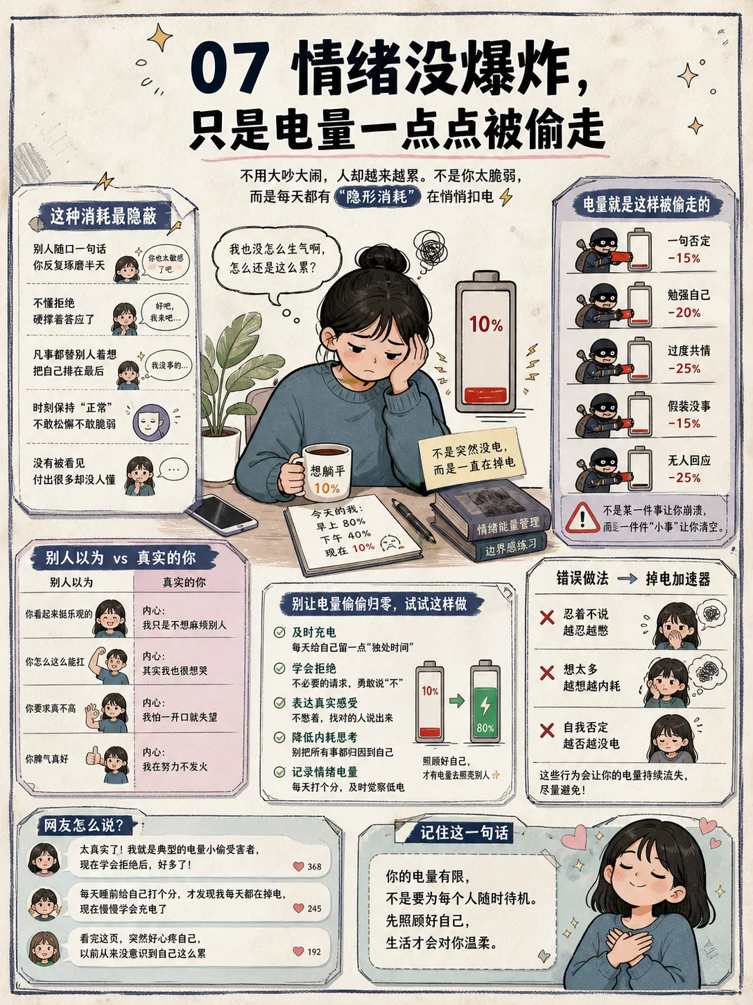 分析了大家的情绪记录,最常见的3种消耗