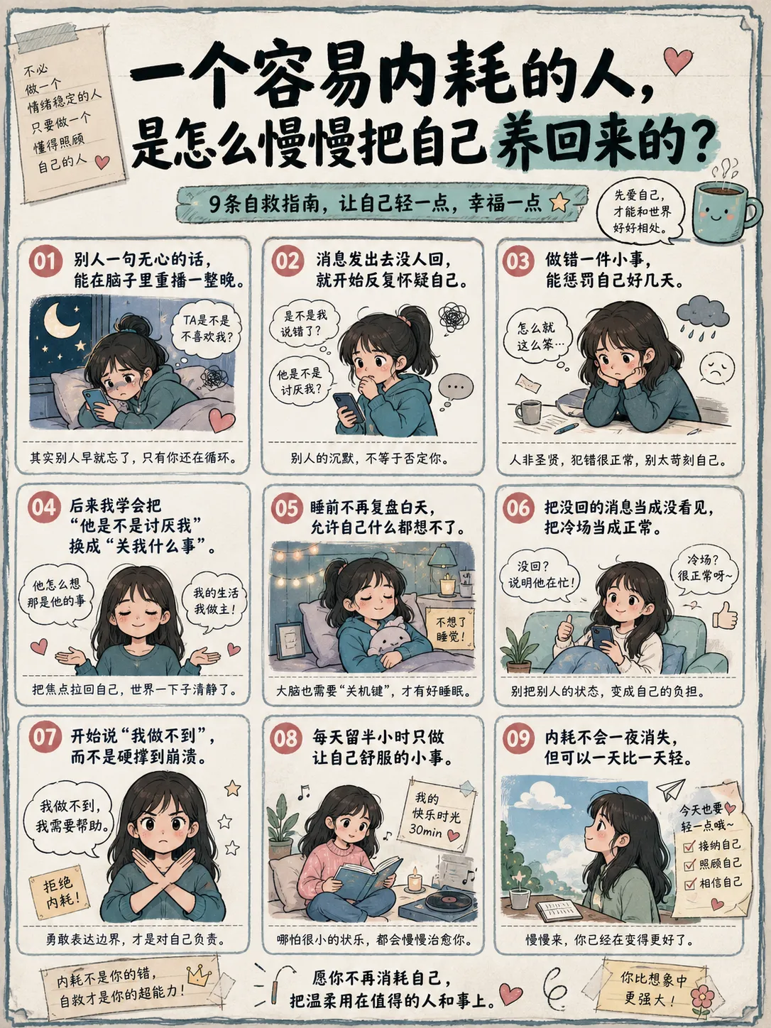 一个容易内耗的人怎么慢慢把自己养回来🌱
