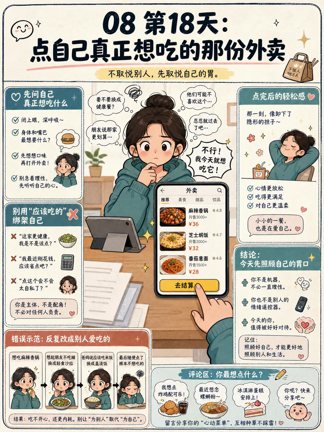 21天停止内耗打卡:每天只做一个动作🌿