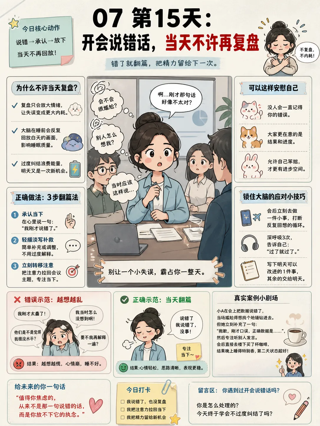 21天停止内耗打卡:每天只做一个动作🌿